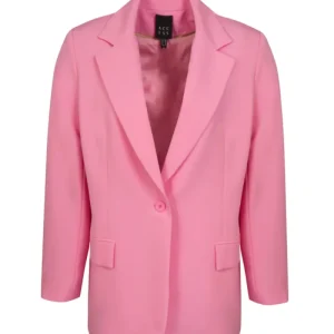 Access - Blazer Básico 1 Botão Rosa